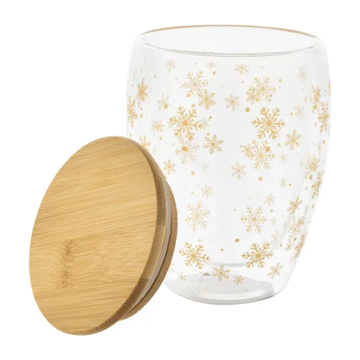Christmas glass thermo cup - AP800152 (ANDA#01T)
